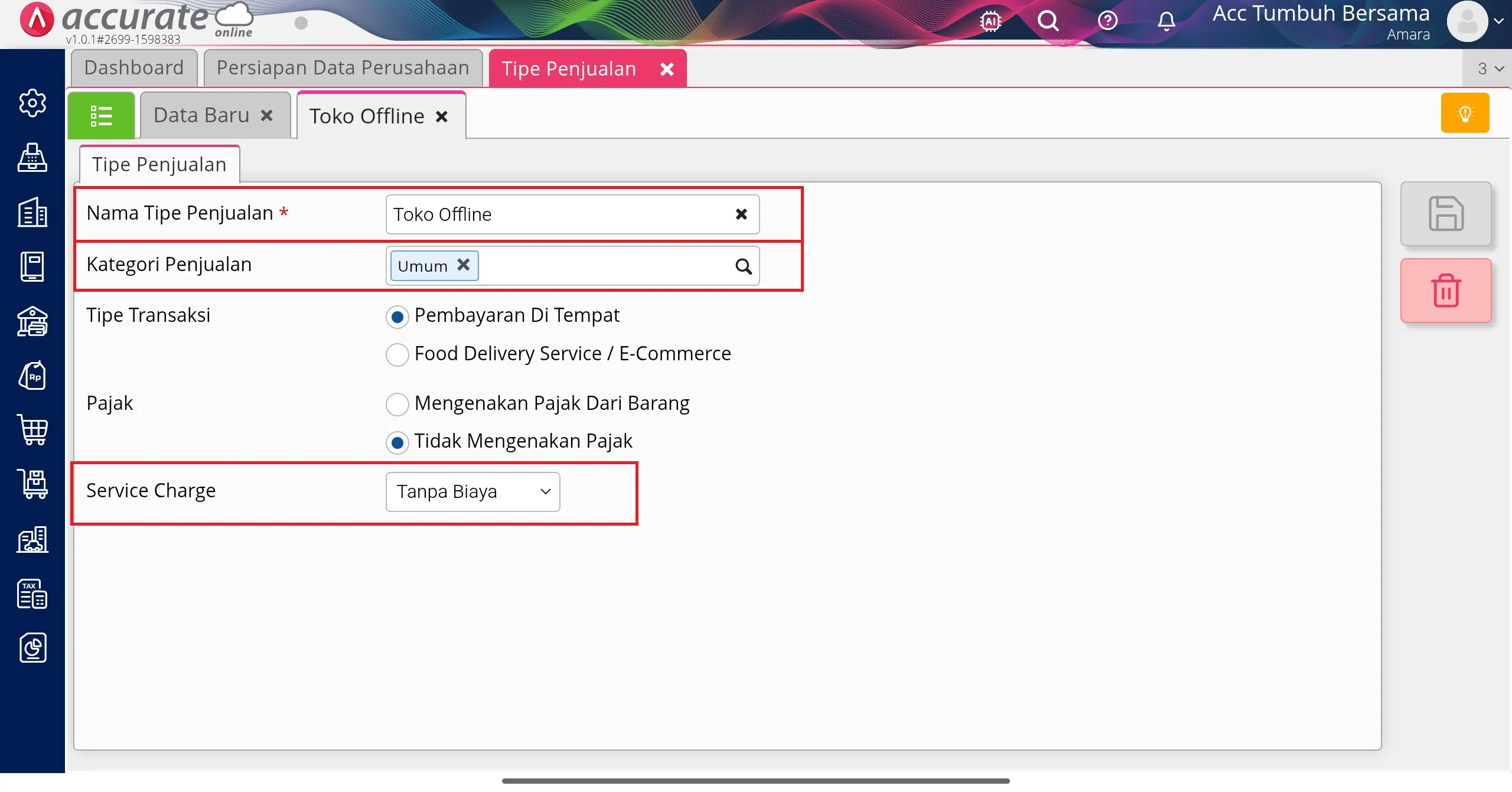 4 Cara Melakukan Transaksi di Accurate POS Dengan Tipe Penjualan